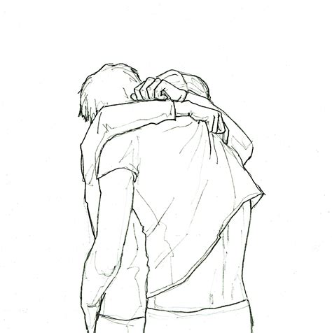 hugging reference drawing|hugging from behind reference.